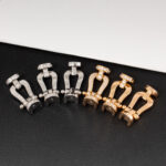[Eternal Jewelry]FORCE LARGE HORSESHOE HALF DIAMOND BRACELET GOLD - Image 15