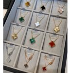 [Eternal Jewelry]CLOVER 15MM BLUE CHALCEDONY NECKLACE SILVER - Image 10