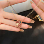 [Eternal Jewelry]LUCKY  CARNELIANS LADYBUG NECKLACE - Image 6