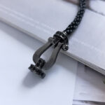 [Eternal Jewelry]FORCE LARGE SERIES HORSESHOE BLACK SAMURAI BRACELET - Image 3
