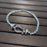 [Eternal Jewelry]FORCE  HORSESHOE  DIAMOND TENNIS BRACELET - Image 7