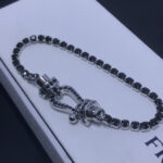 [Eternal Jewelry]FORCE  LARGE HORSESHOE FULL DIAMOND TENNIS BRACELET - Image 10
