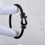 [Eternal Jewelry]FORCE LARGE SERIES HORSESHOE BLACK SAMURAI BRACELET - Image 5