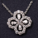 [Eternal Jewelry]LOOP NECKLACE FULL MOTIF DIAMOND 16MM MULTIPLE COLORS - Image 13