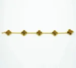 [Eternal Jewelry]CLOVER  5 MOTIFS TIGER EYE BRACELET - Image 9