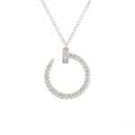 [Eternal Jewelry]JUSTE NECKLACE SILVER DIAMONDS - Image 2