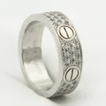 [Eternal Jewelry]LOVE RING 5.5MM DIAMONDS PAVED - Image 2