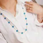 [Eternal Jewelry]CLOVER 20 MOTIFS TURQUOISE GOLD - Image 3