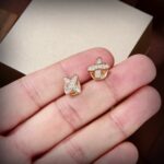 [Eternal Jewelry]JEUX DE GOLD DIAMOND EARRINGS - Image 3