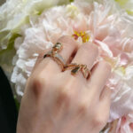 [Eternal Jewelry]HM KELLY CLOCHETTE DOUBLE RING IN  WITH DIAMONDS - 图片 3