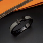 [Eternal Jewelry]CLIC HM SO BLACK GREY BRACELET - Image 5