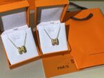 [Eternal Jewelry]HM CLIC YELLOW ENAMEL GOLD NECKLACE - Image 5