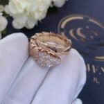 [Eternal Jewelry]SERPENTI RING PINK GOLD DIAMOND - Image 3