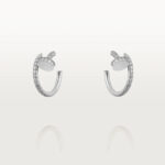 [Eternal Jewelry]JUSTE EARRINGS 12.75MM SILVER DIAMOND - Image 2