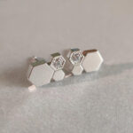 [Eternal Jewelry]BEE LOVE SILVER DIAMOND EARRINGS - Image 2