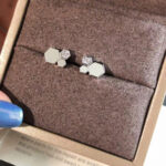 [Eternal Jewelry]BEE LOVE SILVER DIAMOND EARRINGS - Image 5