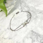 [Eternal Jewelry]JEUX BRACELET WHITE MOP SILVER 1 DIAMOND - Image 2