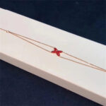 [Eternal Jewelry]JEUX BRACELET CARNELIAN PINK GOLD 1 DIAMOND - Image 4