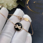 [Eternal Jewelry]JEUX DE BRACELET ONYX PINK GOLD DIAMOND - Image 2