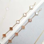 [Eternal Jewelry]CLOVER 5 PINK MOP BRACELET - Image 3