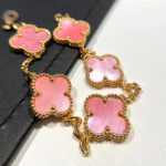 [Eternal Jewelry]CLOVER 5 PINK MOP BRACELET - Image 4