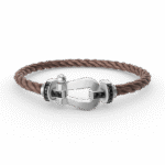 [Eternal Jewelry]FORCE LARGE HORSESHOE BLACK DIAMOND BRACELET SILVER - Image 7