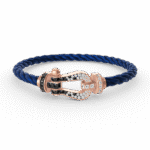 [Eternal Jewelry]FORCE LARGE HORSESHOE BLACK WHITE DIAMOND BRACELET ROSE GOLD - Image 10