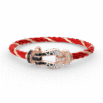 [Eternal Jewelry]FORCE LARGE HORSESHOE BLACK WHITE DIAMOND BRACELET ROSE GOLD - Image 12