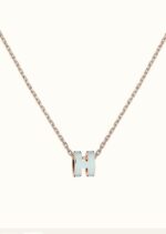 [Eternal Jewelry]POP H LIGHT BLUE NECKLACE - Image 2