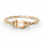 [Eternal Jewelry]FORCE LARGE HORSESHOE CLASP  METAL BRACELET - Image 3