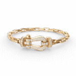 [Eternal Jewelry]FORCE LARGE HORSESHOE CLASP  METAL BRACELET - Image 2