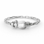 [Eternal Jewelry]FORCE LARGE HORSESHOE CLASP  METAL BRACELET - Image 9
