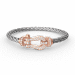 [Eternal Jewelry]FORCE LARGE HORSESHOE FULL DIAMOND BRACELET ROSE GOLD