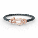 [Eternal Jewelry]FORCE LARGE HORSESHOE FULL DIAMOND BRACELET ROSE GOLD - Image 5