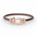 [Eternal Jewelry]FORCE LARGE HORSESHOE FULL DIAMOND BRACELET ROSE GOLD - Image 6
