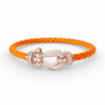 [Eternal Jewelry]FORCE LARGE HORSESHOE FULL DIAMOND BRACELET ROSE GOLD - Image 7