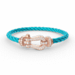 [Eternal Jewelry]FORCE LARGE HORSESHOE FULL DIAMOND BRACELET ROSE GOLD - Image 8