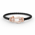 [Eternal Jewelry]FORCE LARGE HORSESHOE FULL DIAMOND BRACELET ROSE GOLD - Image 9
