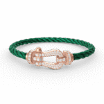 [Eternal Jewelry]FORCE LARGE HORSESHOE FULL DIAMOND BRACELET ROSE GOLD - Image 13