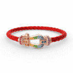 [Eternal Jewelry]FORCE LARGE HORSESHOE  COLORED DIAMOND BRACELET ROSE GOLD - Image 6
