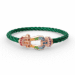 [Eternal Jewelry]FORCE LARGE HORSESHOE  COLORED DIAMOND BRACELET ROSE GOLD - Image 11