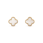 [Eternal Jewelry]CLOVER MINI GOLD EARRINGS - 图片 2