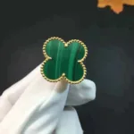 [Eternal Jewelry]CLOVER MALACHITE RING - Image 2