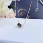 [Eternal Jewelry]CLOVER ONYX SINGLE FLOWER BRACELET - Image 5