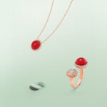 [Eternal Jewelry]PERLEE COULEURS DIAMOND ROSE GOLD BETWEEN THE FINGER RING - Image 2