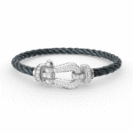 [Eternal Jewelry]FORCE LARGE HORSESHOE FULL DIAMOND BRACELET SILVER - Image 5