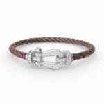 [Eternal Jewelry]FORCE LARGE HORSESHOE FULL DIAMOND BRACELET SILVER - Image 6