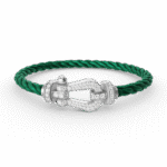 [Eternal Jewelry]FORCE LARGE HORSESHOE FULL DIAMOND BRACELET SILVER - Image 13