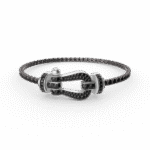 [Eternal Jewelry]FORCE  LARGE HORSESHOE FULL DIAMOND TENNIS BRACELET - Image 4