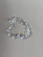Floating Light | White Crystal Baroque Pearl Bracelet - Image 6